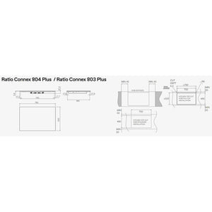 Kaitlentė  RATIO CONNEX 804 PLUS BL