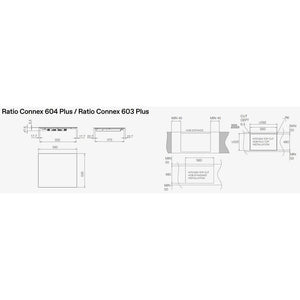 Kaitlentė  RATIO CONNEX 604 PLUS BL
