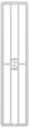 Gartraukio priedas  KIT GRID GREY ALUMINIUM MATT GALILEO Slim