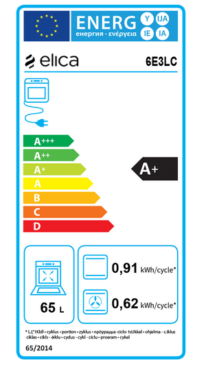 Orkaitė  VIRTUS MULTI 60 TFT BL