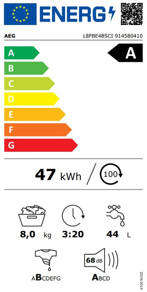 Skalbyklė Aeg L8FBE48SCI