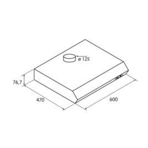 Gartraukis Elica VERVE WH/F/60