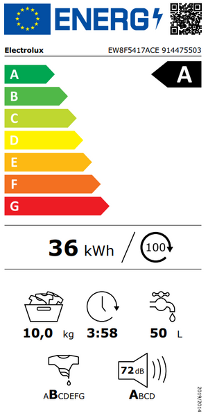 Skalbyklė Electrolux EW8F5417ACE