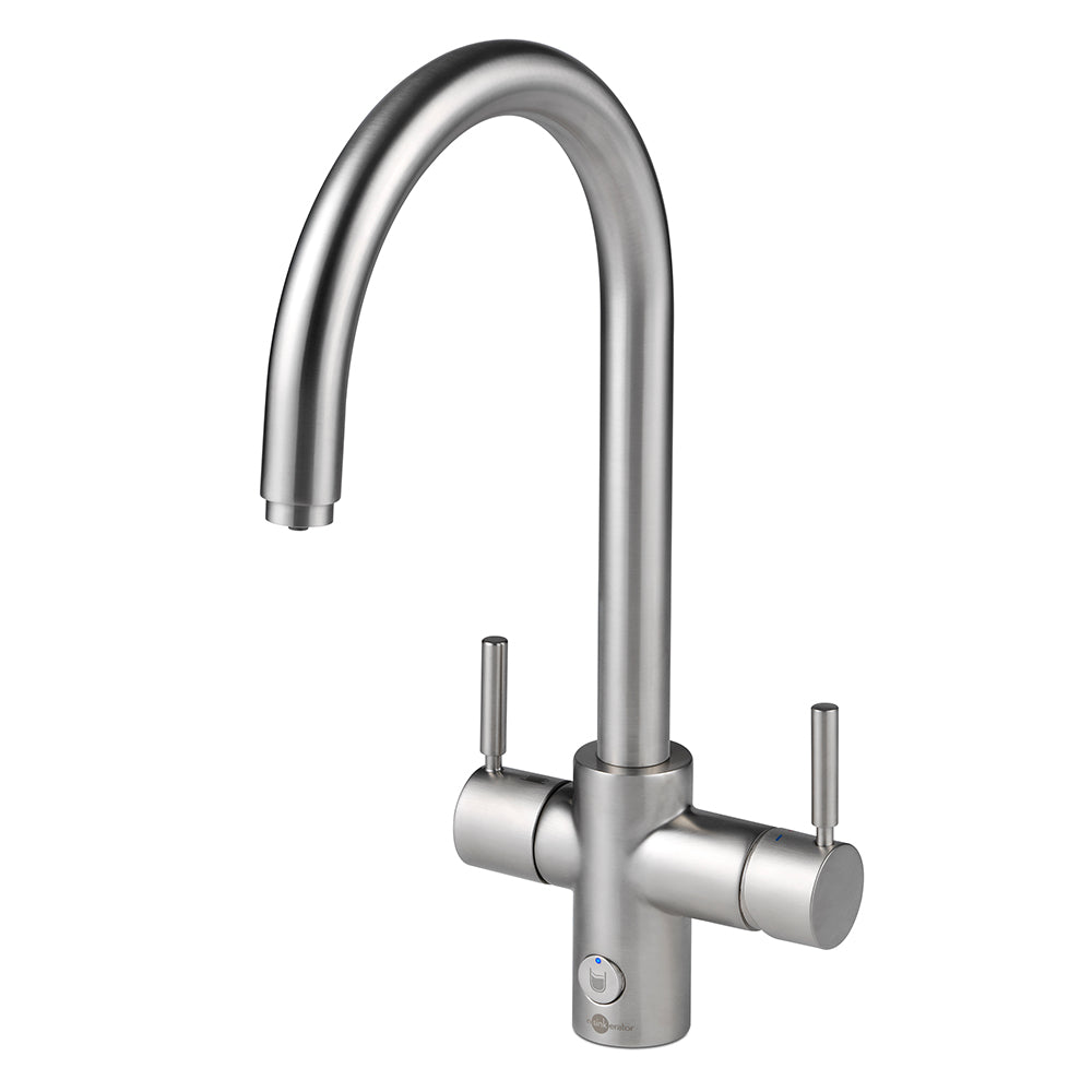 Maišytuvas  J-shape 4N1 Tap Brushed Steel 4N1JBR