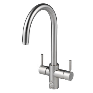 Maišytuvas  J-shape 4N1 Tap Brushed Steel 4N1JBR