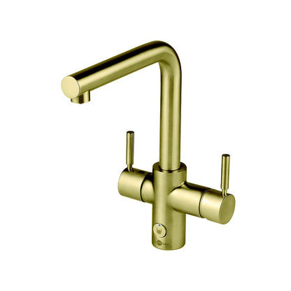 Maišytuvas  L-shape 4N1 Tap Brushed Gold  4N1LBG
