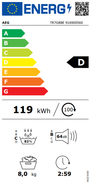 Džiovyklė  TR7G8BE