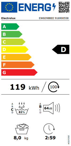 Džiovyklė  EW6D98BEE
