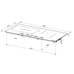 Kaitlentė  FCH SLIM 94 BK KL