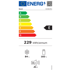 Šaldytuvas Bosch KIV86VFE1