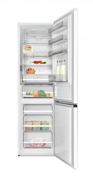 201 cm aukščio baltos spalvos šaldytuvas su šaldikliu apačioje Lord C7 5.GN