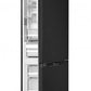 201 cm aukščio juodos spalvos šaldytuvas su šaldikliu apačioje Lord C4 5.GN