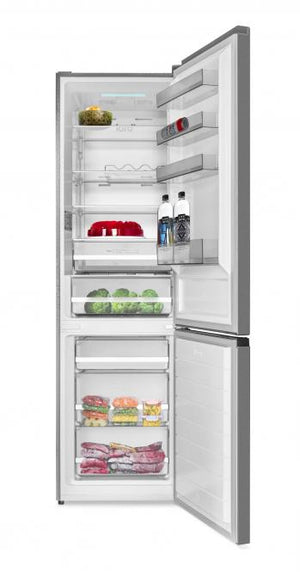 201 cm aukščio pilkos spalvos šaldytuvas su šaldikliu apačioje Lord C6 5.GN