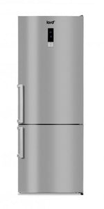 70 cm pločio ner.plieno spalvos šaldytuvas su šaldikliu apačioje Lord C11 2.GN