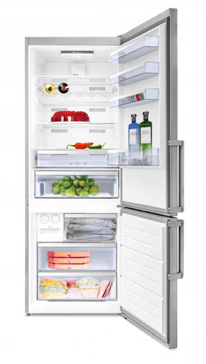 70 cm pločio ner.plieno spalvos šaldytuvas su šaldikliu apačioje Lord C11 2.GN